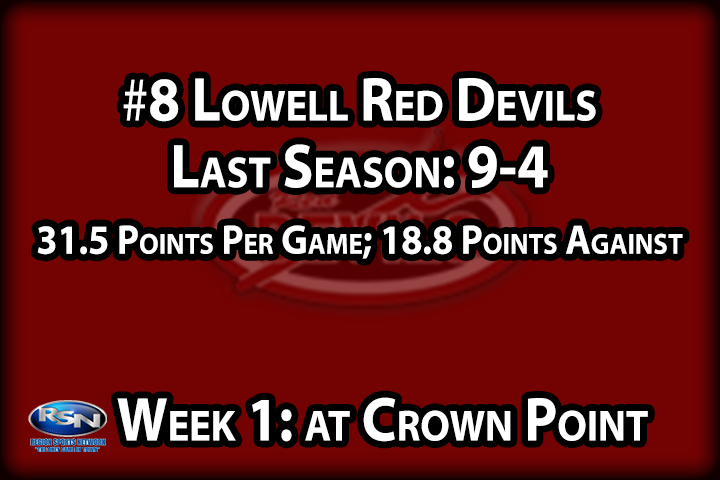 With three of their first four Friday’s away from “The Inferno”, the defending Sectional #17 champs won’t get much opportunity to play in front of their home fans early in the season, but that shouldn’t extinguish the flames of excitement when it comes to the 2022 Red Devils. With a dual threat QB in Riley Bank, along with several standout defenders on the roster again this season, a repeat of the sectional crown could be in order, even with a tougher field.