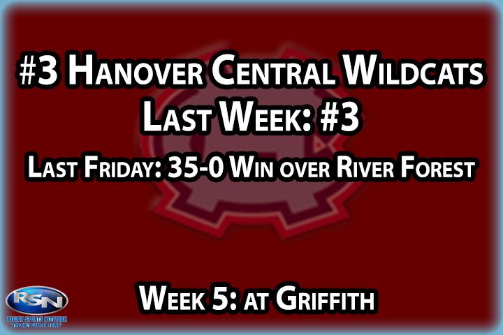 Time after time the Wildcat defense keeps answering the bell, and last week was no exception as they picked up another shutout and knocked conference foe River Forest out of the rankings. Now the Cats are on a mission. They haven’t lost a GSSC game in two years since falling on the road to Griffith. This week they head to “The Boneyard” for a matchup against those same Panthers, and you’re kidding yourself if you don’t think Hanover is out for payback.