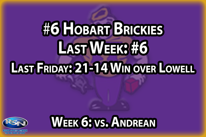 Make that three W’s in a row for the Brickies following their 21-14 triumph over Lowell on the road. While a three game winning streak is always great, the Brickies aren’t exactly running away from their opponents as these games continue to be tight, even if the final margin of victory doesn’t exactly show it. The Brickies will need to play their best 48 minutes of the season this week with Andrean coming to town. The winner of this one will have a big leg up in the race for the NCC crown.