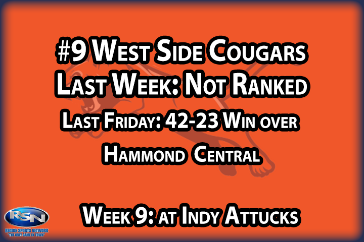 In last week’s Region Football Weekly, Cougar coach Alger Boswell told us that everyone knows the Cougars want to run the ball, and that’s exactly what they did in their conference championship win over Hammond Central. The offensive line paved the way for 470 yards on the ground, including 377 from Camajay Griffin-Terrell. Just because teams know the run is coming doesn’t mean they can stop it. Look for the Cougars to get off the bus running again this week when they travel to the Circle City to take on Crispus Attucks.